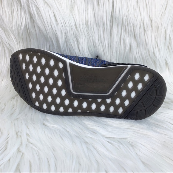 New Adidas NMD_R1 STLT PK Grey, Coral, Blue - Picture 5 of 5